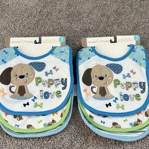 Brand new bibs. 3 bibs in each. Selling all together